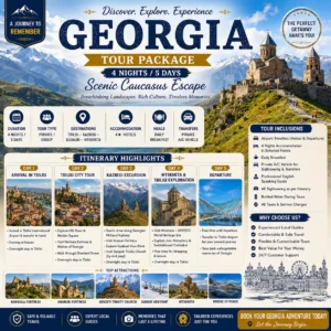 Georgia Tour Package – 4 Nights / 5 Days Scenic Caucasus Escape
