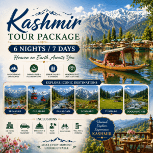 Kashmir Tour Package – 6 Nights / 7 Days