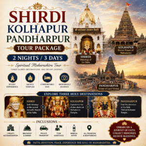 Shirdi – Kolhapur – Pandharpur Package