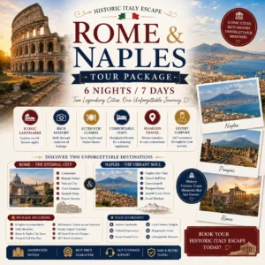 Rome & Naples Tour Package – 6 Nights / 7 Days Historic Italy Escape