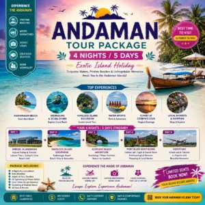 Andaman Tour Package - 4 Nights / 5 Days Exotic Island Holiday
