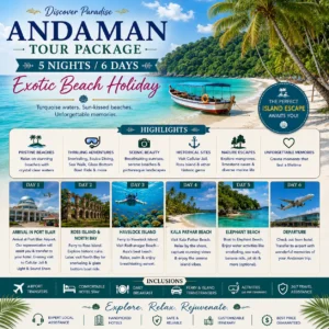Andaman Tour Package - 5 Nights / 6 Days Exotic Beach Holiday