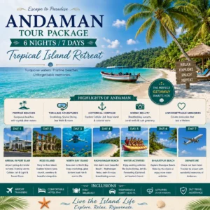 Andaman Tour Package - 6 Nights / 7 Days Tropical Island Retreat