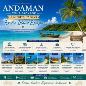 Andaman Tour Package - 6 Nights / 7 Days Exotic Island Escape
