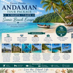 Andaman Tour Package - 6 Nights / 7 Days Scenic Beach Escape