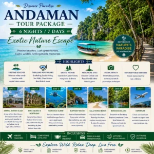 Andaman Tour Package - 6 Nights / 7 Days Exotic Nature Escape