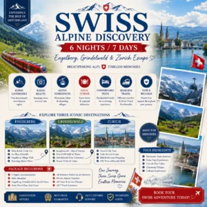 Swiss Alpine Discovery – 6 Nights / 7 Days Engelberg, Grindelwald & Zurich Escape