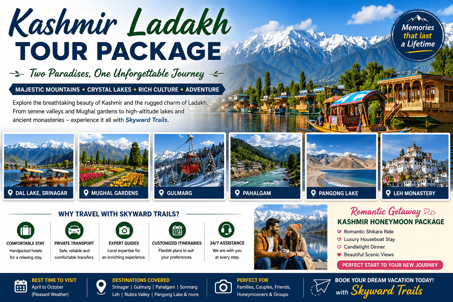 kashmir ladhak tour package